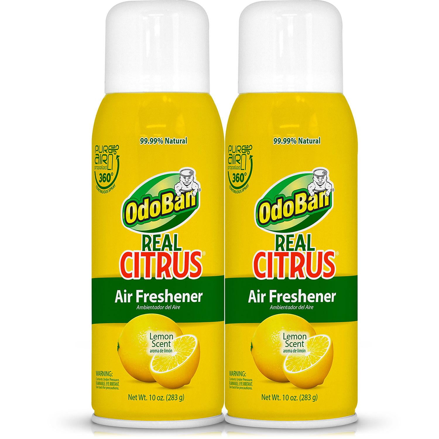 OdoBan Real Citrus Air Freshener, Lemon Scent (10oz., 2pk.)