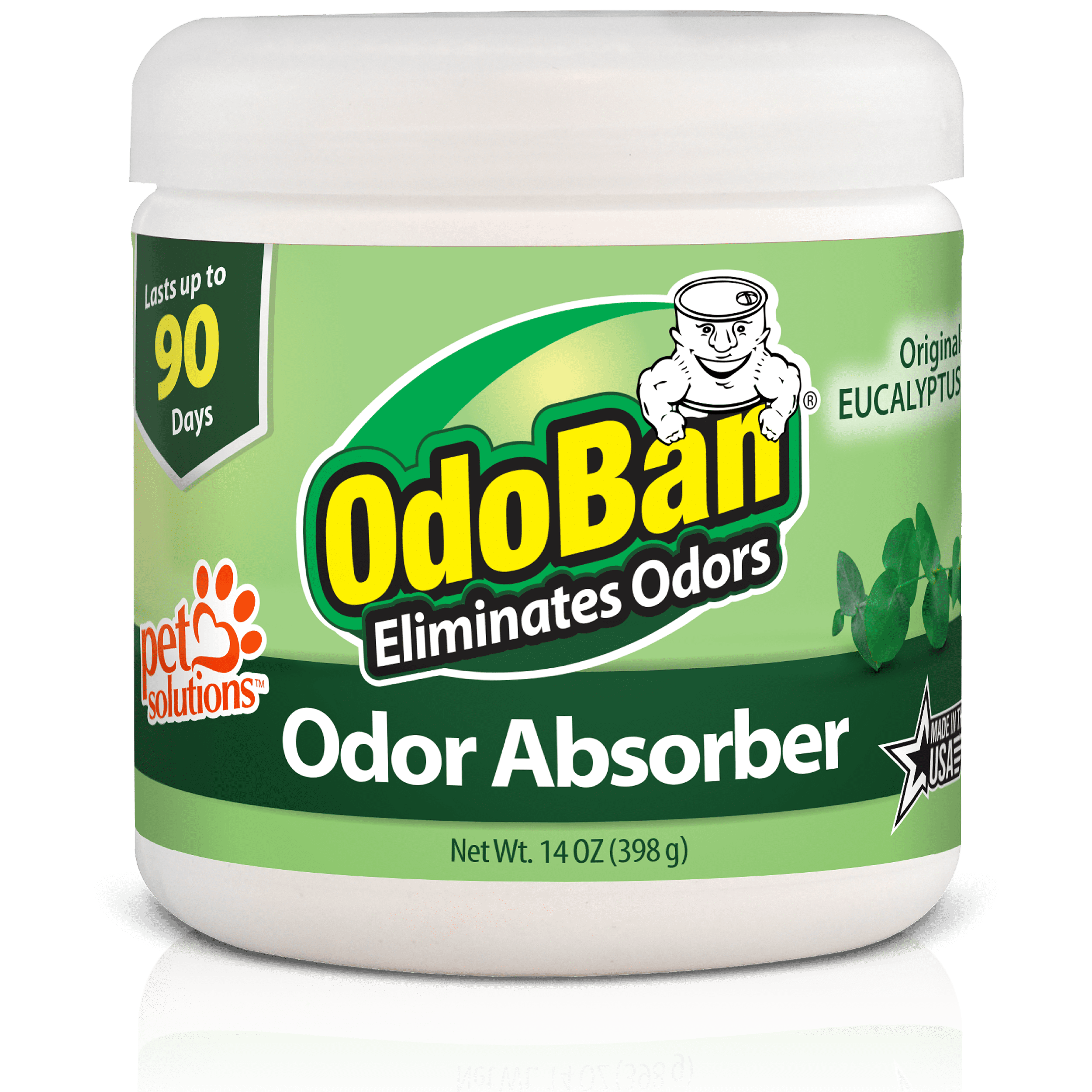 14 oz. Eucalyptus Solid Odor Absorber, Odor Eliminator for Smoke Odor & Musty Smell in Home, Bathroom, Kitchen, Pet Area
