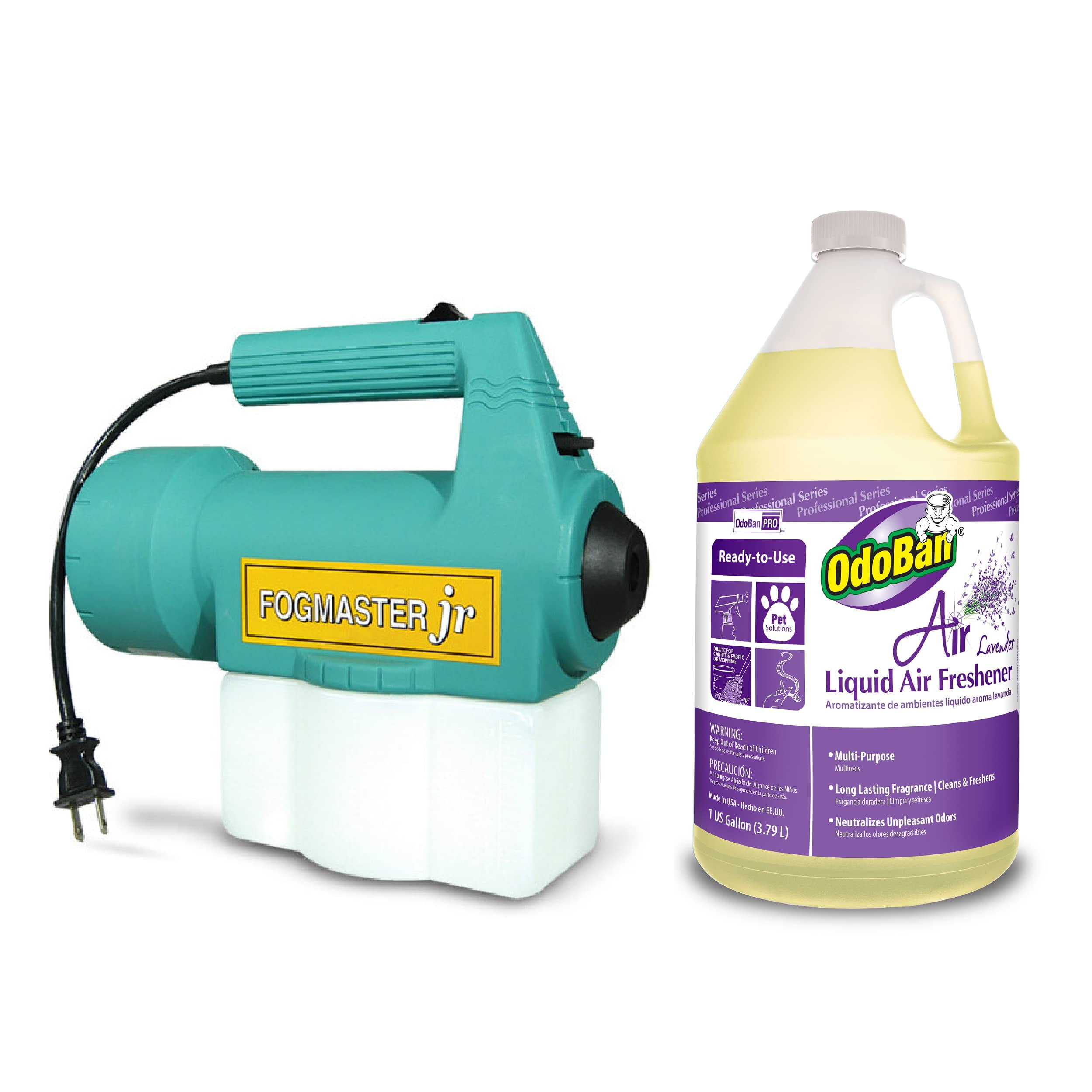 Odoban Fogmaster Jr. Electric Handheld Fogger And Liquid Air Freshener