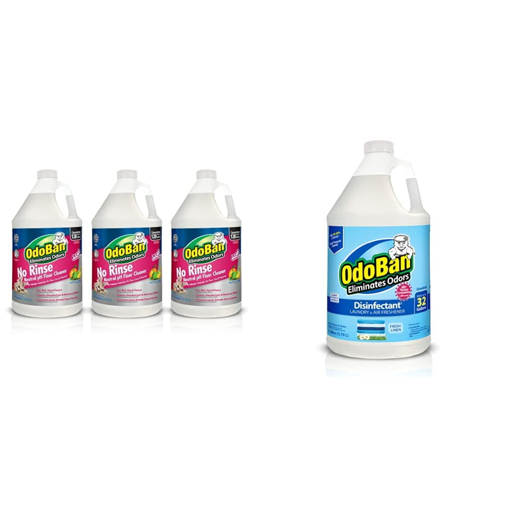 Odoban Pet Solutions No Rinse Neutral Ph Floor Cleaner Concentrate, 3