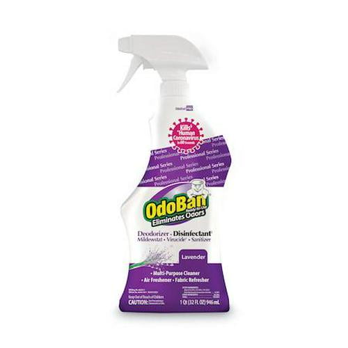 Odoban RTU Odor Eliminator and Disinfectant, Lavender, 32 oz Spray, PK12