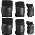 thumbnail image 1 of Odoland 6 Pieces Kids Skating Knee Elbow Waist Protective Gear Pads Set Support Brace Guards for Children, 1 of 7