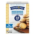 thumbnail image 1 of Odom’s Tennessee Pride Sausage & Biscuits, Snack Size Breakfast Sandwiches, 12 Count (Frozen), 1 of 9