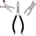 thumbnail image 1 of OdontoMed2011 1 Pc Stainless Steel Professional Grooved Smooth Closing Pliers Black Pvc Grip Jewelry Tools, 1 of 7