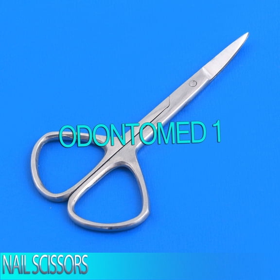 OdontoMed2011 Beauty Curved Cuticle Scissor Finger Toenail Cutting Shear Nail Art Trimmer New