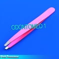 thumbnail image 1 of OdontoMed2011 Beauty Useful Tool Makeup Eyebrow Pink Tweezer Hair Remover Slanted Tip, 1 of 2
