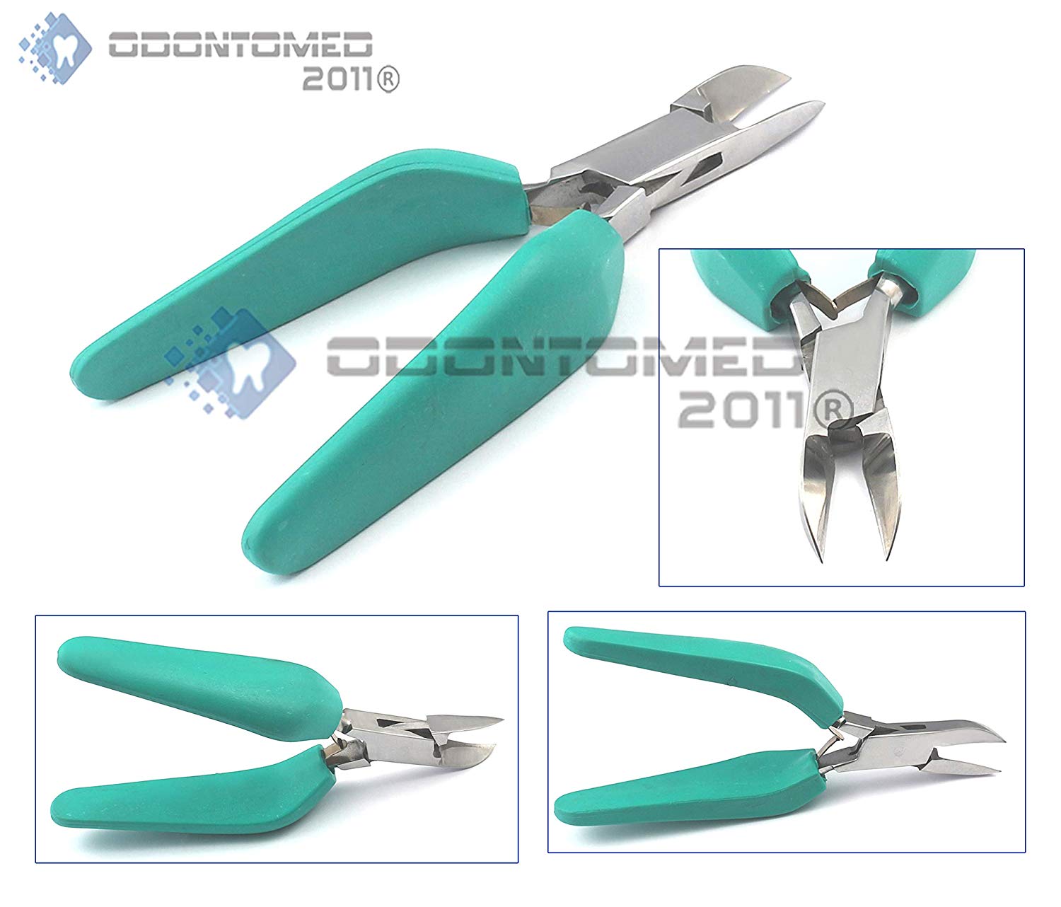 OdontoMed2011 Chiropody Toe Nail Clippers For Thick Nails - Podiatry Heavy Duty Nail Cutters ODM