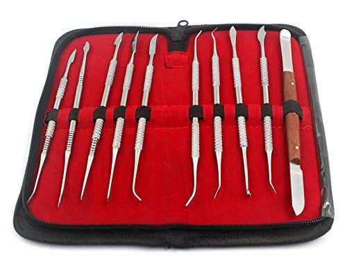OdontoMed2011 Dental LAB Equipment Dental Dentist Sculpture KIT 'Wax Carver Set,10 PCS/Set ODM