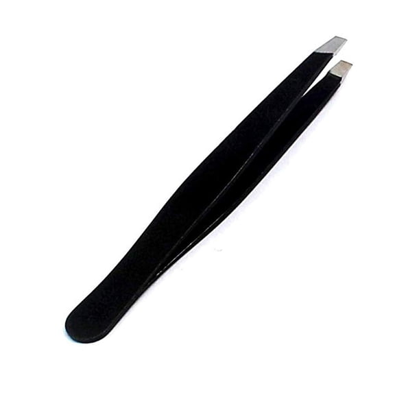 OdontoMed2011 Eyelash Lifting & Separating Tool Eyebrow 'Slant Tweezer Black