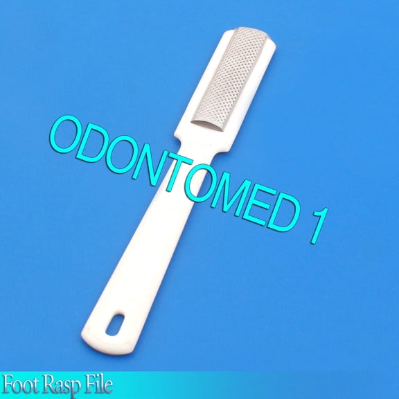 OdontoMed2011 Foot Rasp File 18cm Plastic Handle Stainless Steel Head Manicure Pedicure B-730
