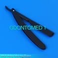 thumbnail image 1 of OdontoMed2011 Full Black Barber Salon Straight Shaving Razor Shaving Razors, 1 of 2