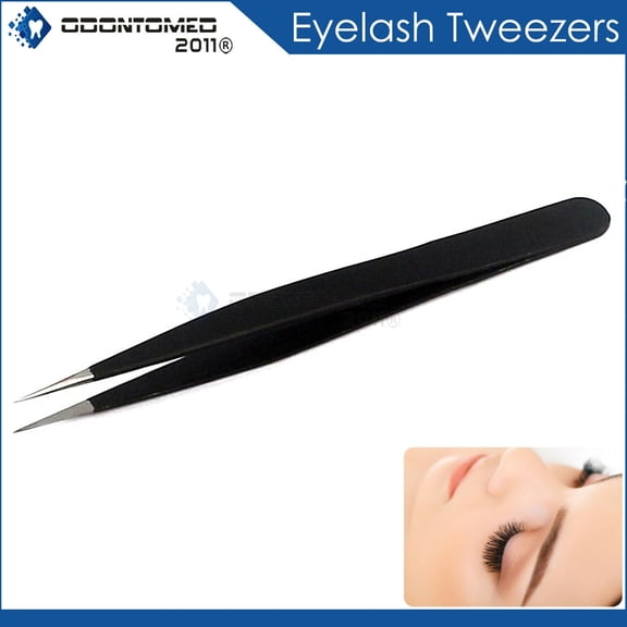 OdontoMed2011 Hair Splinter 'Tweezers Pointed Ingrown Nose Hair Remove Facial Hair Black #1