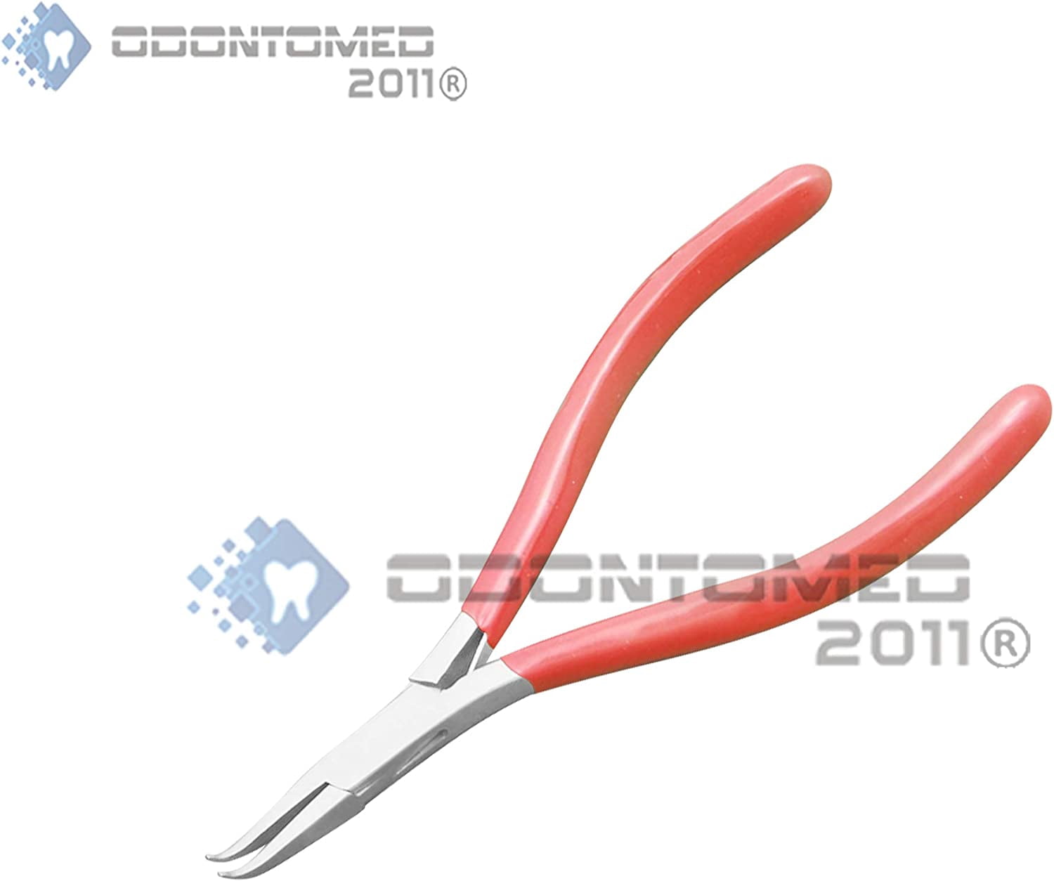 OdontoMed2011 Lot of 5 Pieces 5" Bent Needle Nose Pliers Micro plier Brand 5 Pc