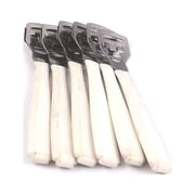 OdontoMed2011  Set Of 6 Pieces Skin Foot Callus Rasp Corn Cutter Remover Shaver Pedicure Silver Odm