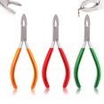 thumbnail image 1 of OdontoMed2011 Set of 3 Pieces Loop Closing Pliers-Perfect for Closing Jump Rings Green, Red & Orange Grip, 1 of 4