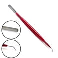 thumbnail image 1 of OdontoMed2011 Stainless Steel Eyelash Separator Tool for Eyelash Eyebrow Perming Tinting, 2 in 1 Eye Lash Lift Tool – Metal Lash Lift Rods Tools for Curling Extensions, Precision Lash Comb - Red, 1 of 3