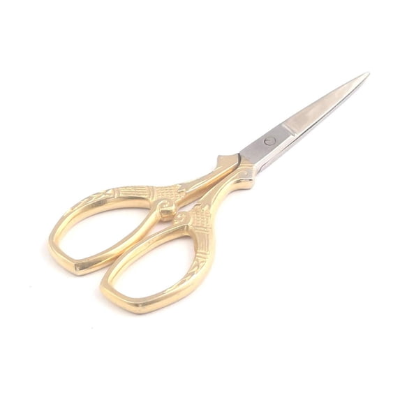 OdontoMed2011 Stainless Steel Sharp Tip Classic Embroidery Scissors Crane Design Sewing Scissors DIY Tools Dressmaker Shears Scissors for Embroidery, Craft, Needle Work, Art Work & Everyday Use _ _