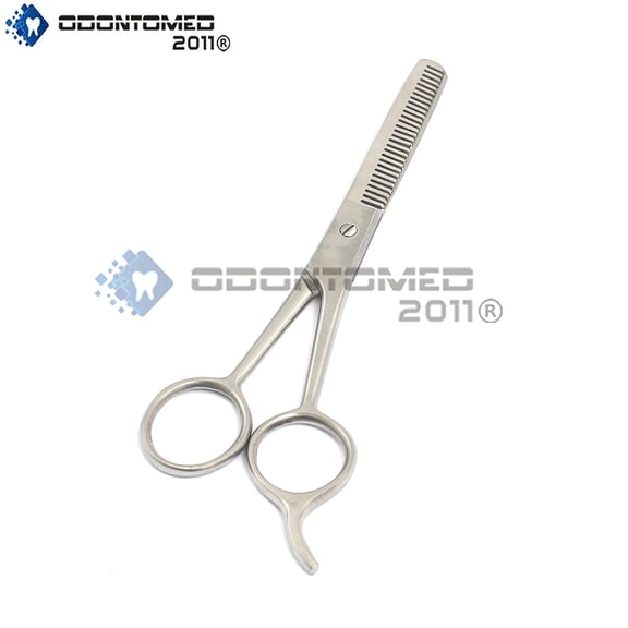 Odontomed2011 Barber Thinning Shears, Ice Tempered, Double Teeth 6" Odm