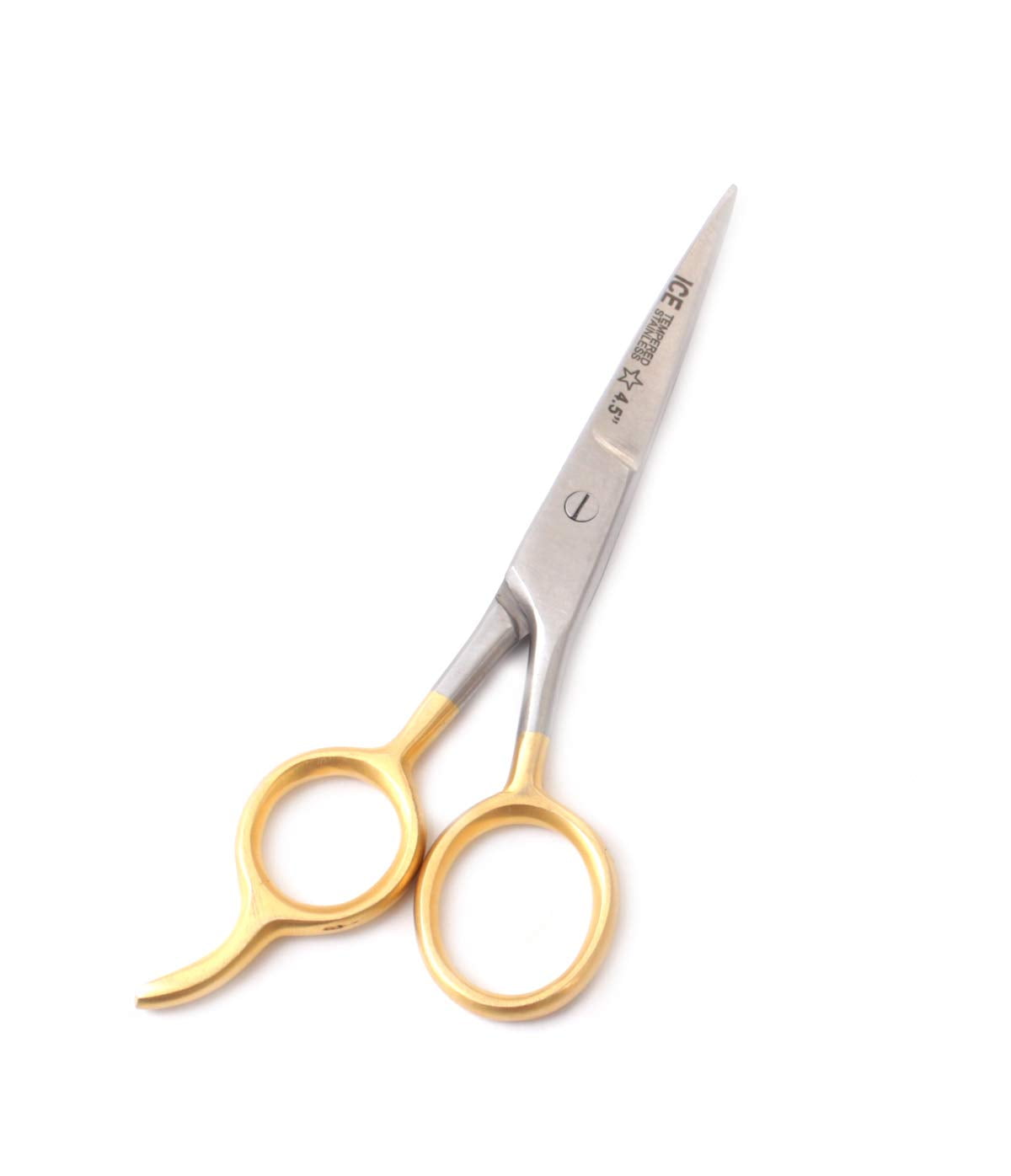 Odontomed2011 Professional Barber Hair Dressing Scissors 4.5" Hair Cutting  Scissors/barber Shears - Ice Tempered - Stainless Steel Gold Plated Odm -  Walmart.com