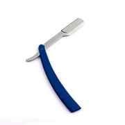 Odontomed2011 Professional Straight Barber Edge Steel Razors Folding Shaving Knife Blue Folding Hair Removal Shaving Razor Double Blue Handle