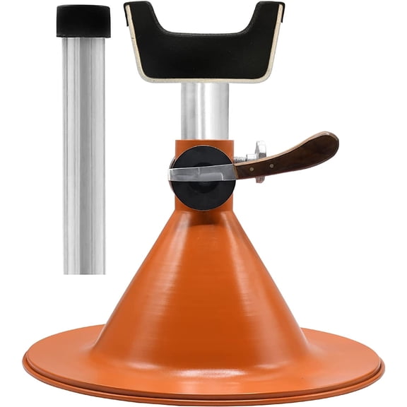 Odontomed2011 Standard Size Farrier Stand Equine Trimming Shoeing Barefoot (Orange), 16'' - 22''