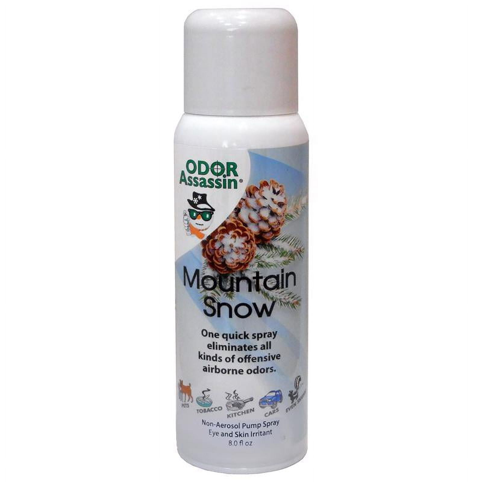 Odor Assassin 1028546 8 oz Liquid Assassin Mountain Snow Scent Odor Eliminator - Pack of 3