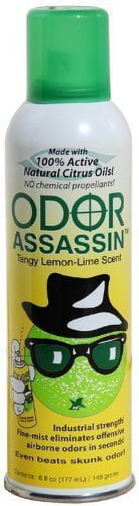 Odor Assassin Lemon Lime Scent Odor Control Spray 6 oz Liquid