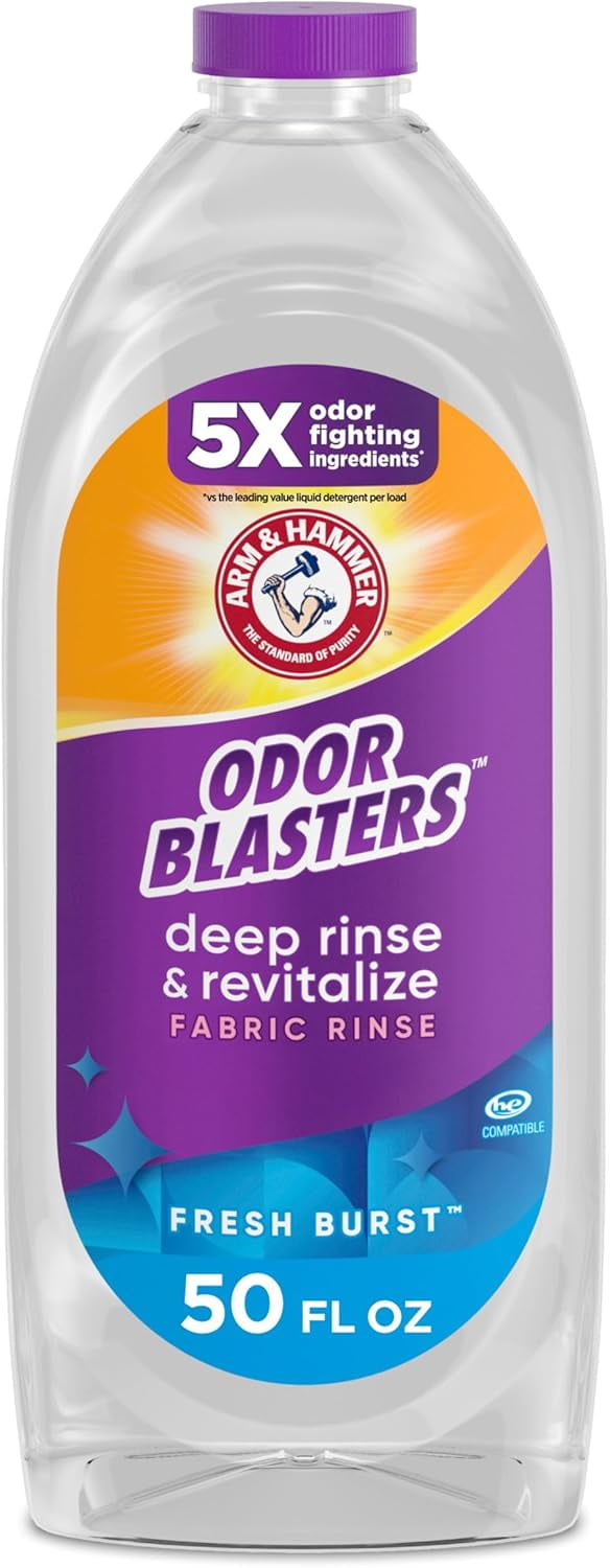 Odor Blasters Deep Rinse and Revitalize Fabric Rinse, Laundry Additive ...