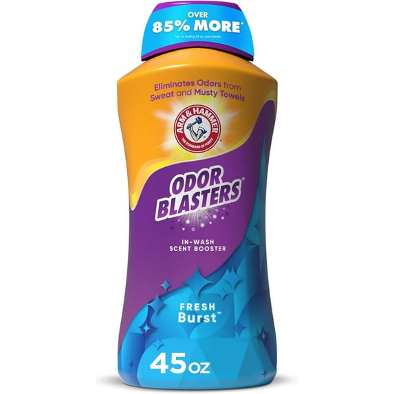 Odor Blasters In-Wash Scent Booster, Laundry Scent Booster Fresh Burst Scent, 45 Oz