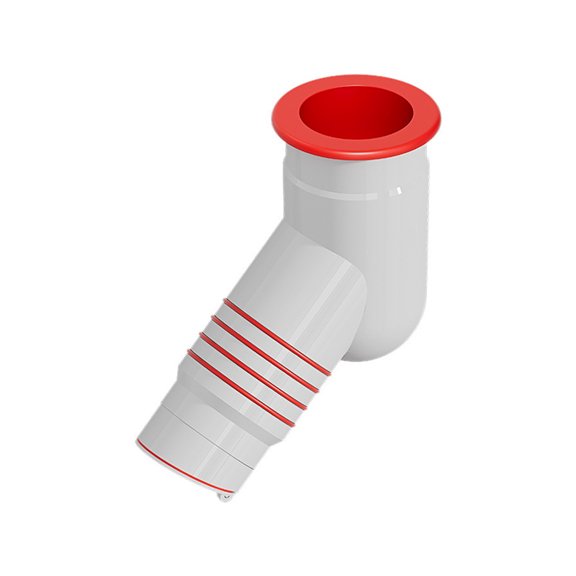 Odor Control Drain Pipe Connector 45 Angled Design General Strong Water Outlet Plastic Housing for Household Use