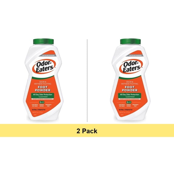 Odor-Eaters Deodorant Foot Powder - 6 Oz - 2 Pack