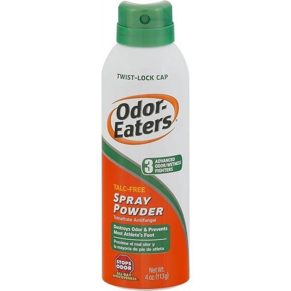 Odor-Eaters Foot Spray Powder 4 Oz (Packaging May Vary)