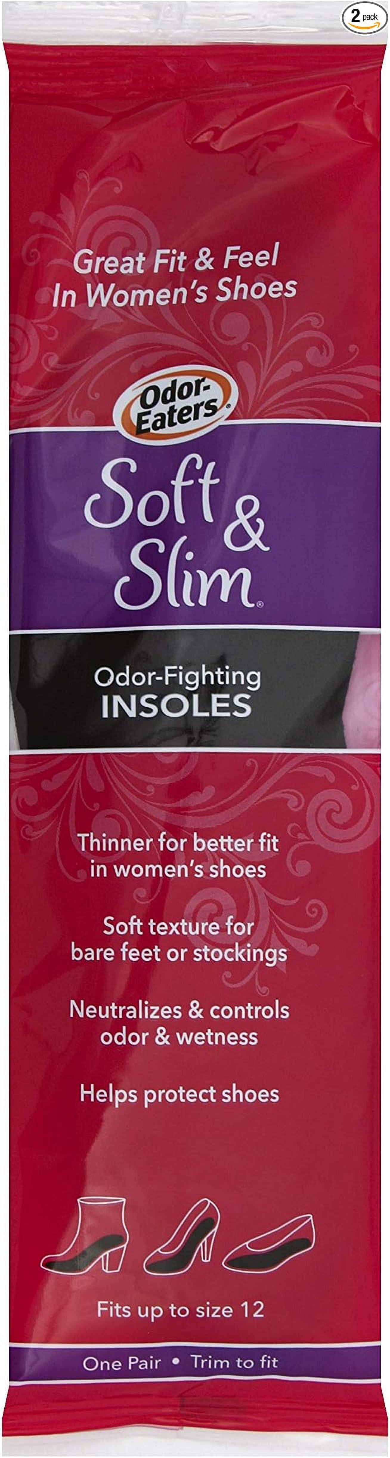 Odor Eaters Insoles Soft & Slim Womens (2 Pack)