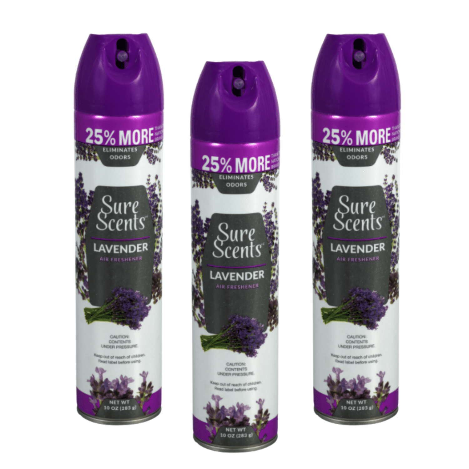 Odor Eliminator 3 Pack Neutralizes Cigarette, Pets, Bathroom