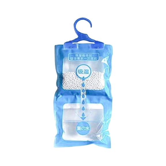 Odor Eliminator & Dampness Control Bags, Hanging Dehumidifier with Calcium Chloride for Enclosed Areas Like Closets, Rv, Storage Containers - No Electricity, Easy , Hangable Moisture-Absorbing Bag *1