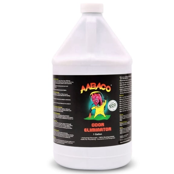 Aabaco Odor Eliminator and Industrial Deodorizer Spray, for Smoke, Animals & More, 1 Gallon