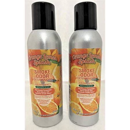 Odor Exterminator 7oz Large Spray - Orange Lemon Splash (Pack of 2)