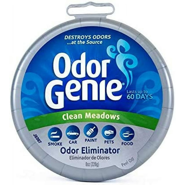 Odor Genie Odor Eliminator with Clean Meadows Fragrance, 8 oz