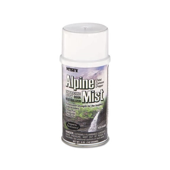Odor Neutralizer Fogger Alpine Mist, 5 oz Aerosol, 12/Carton