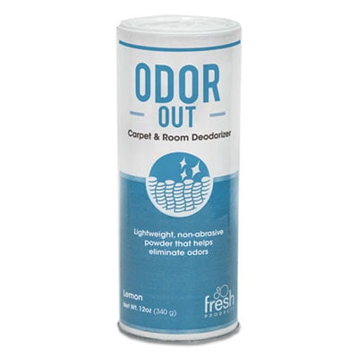 Odor-Out Rug/Room Deodorant, Lemon, 12 oz Shaker Can, 12/Box Odor-Out Rug/Room Deodorant, Lemon, 12 oz Shaker Can, 12/Box