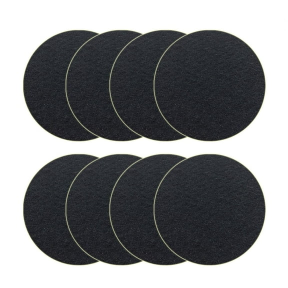 Odor absorbing compost pail7.25 inch round, activated charcoal replacements for stainless steel compost bins, black