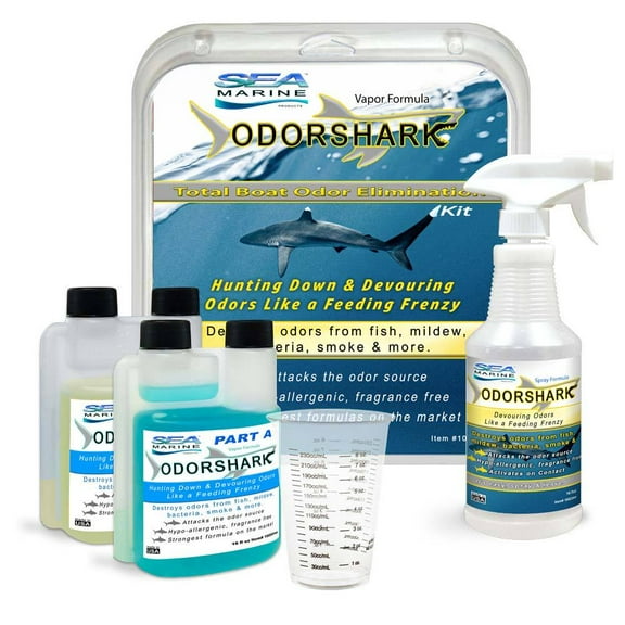 OdorShark-Marine-Fish & Vessel Odor Eliminator Liquid Kit