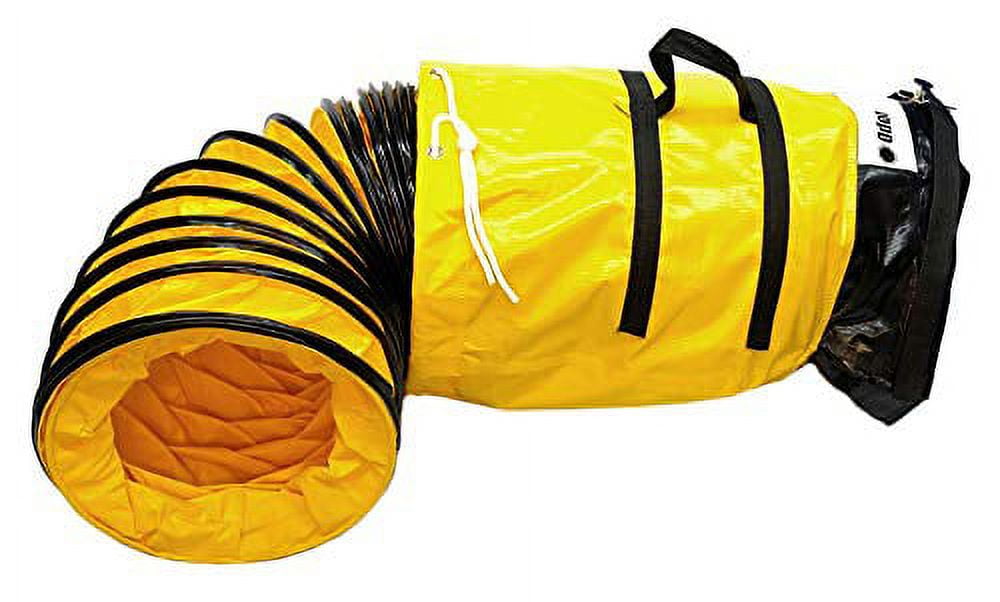OdorStop Flexible Duct in Various Sizes and Lengths with Connecting Belt (22"x25' (Belt))