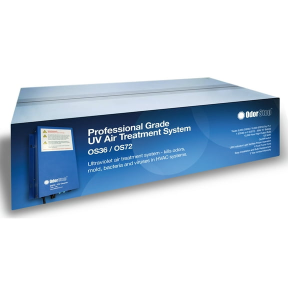 OdorStop UV Air Purifier OS36 - 36 Watt UV Air Purifier with 16" Bulb (OS36 w/ 16" Bulb)