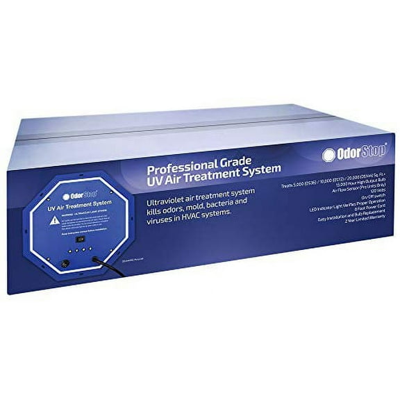 OdorStop UV Air Purifier OS3612PRO - 36 Watt UV Air Purifier w/ Air Flow Sensor and 12" Bulb (OS3612PRO w/ Air Flow Sensor and 12" Bulb)