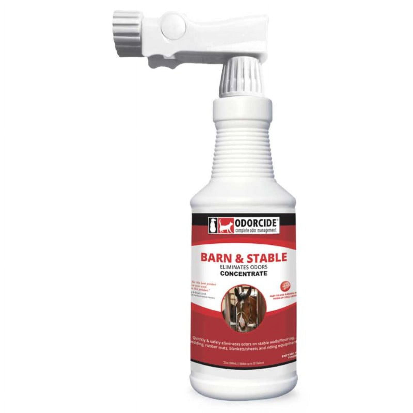 Odorcide Barn & Stable Odor Eliminator for Strong Odor 32oz – Cattle & Horse Supplies to Remove Odors – Animal-Safe All Surfaces Deodorizer – Non-Enzymatic Odor Neutralizer Horse Barn Supplies (BS-Q)