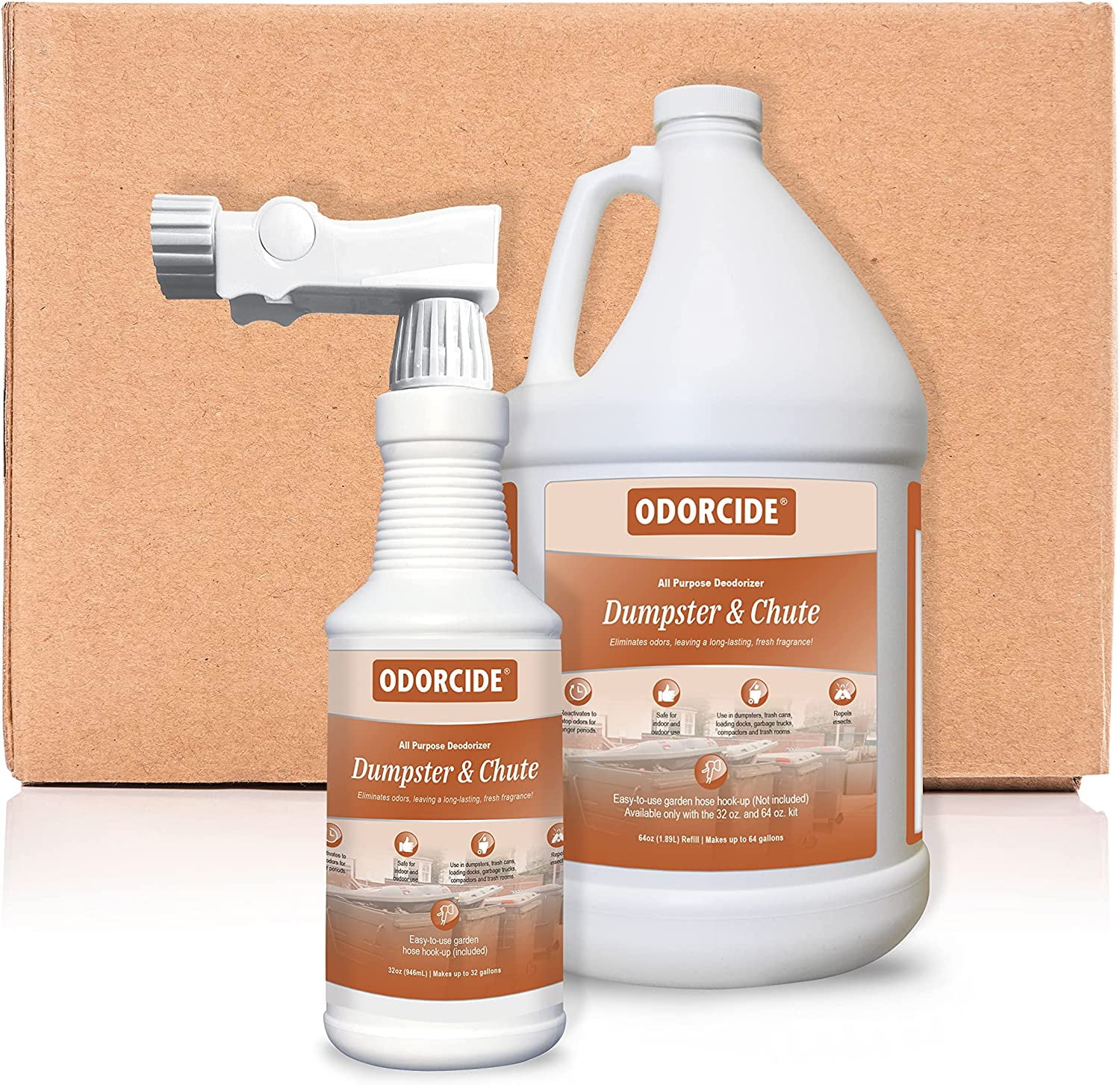 Odorcide Dumpster & Chute Odor Eliminator for Strong Odor Dumpster