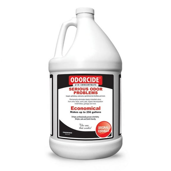 Odorcide Odor Eliminator Concentrate: Odor Eliminator for Strong Odor on Carpets, Hardwood & More - Smoke, Sweat & Pet Odor Eliminator for Home w/Non-Enzymatic Formula, 1 Gallon