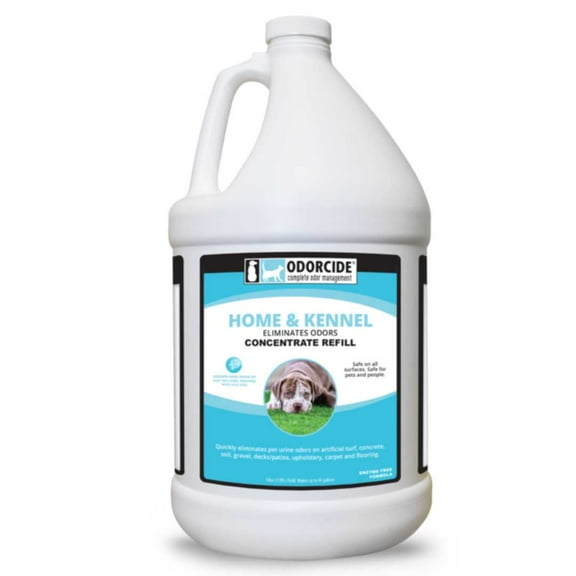 Odorcide Pet Odor Eliminator for Home & Kennel 64oz – All Surfaces Odor Eliminator for Strong Odor – Non-Enzymatic Pet Urine Odor Eliminator Spray – Pet Supplies for Indoors & Outdoors (HK-HG)