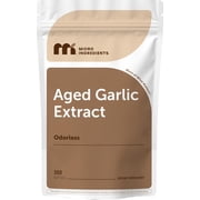 Micro Ingredients Odorless Garlic, 300 Softgels | 2 Years Aged Garlic Extract, Grown Allium Sativum Bulb